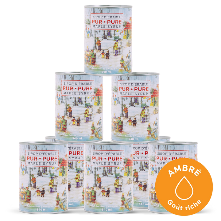 Gallon de sirop d'érable (8 cannes de 540ml)