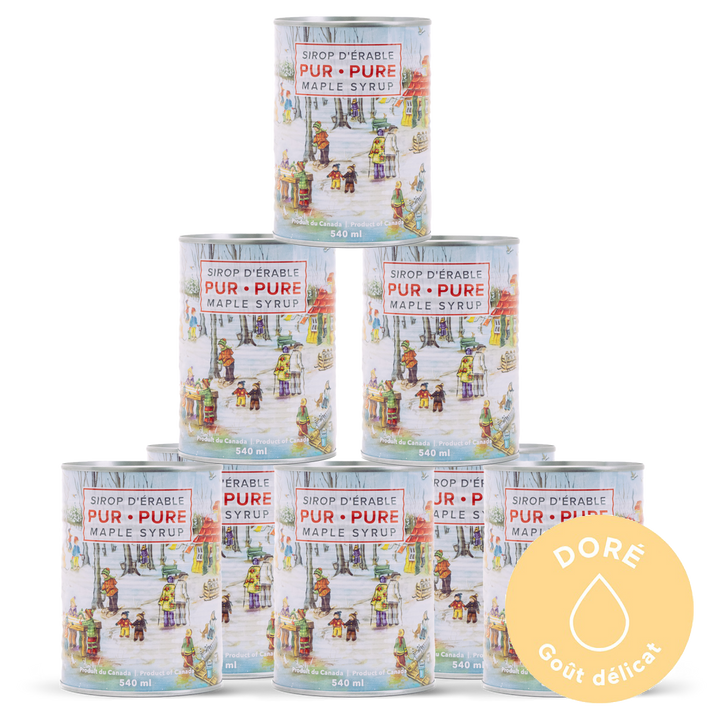 Gallon de sirop d'érable (8 cannes de 540ml)
