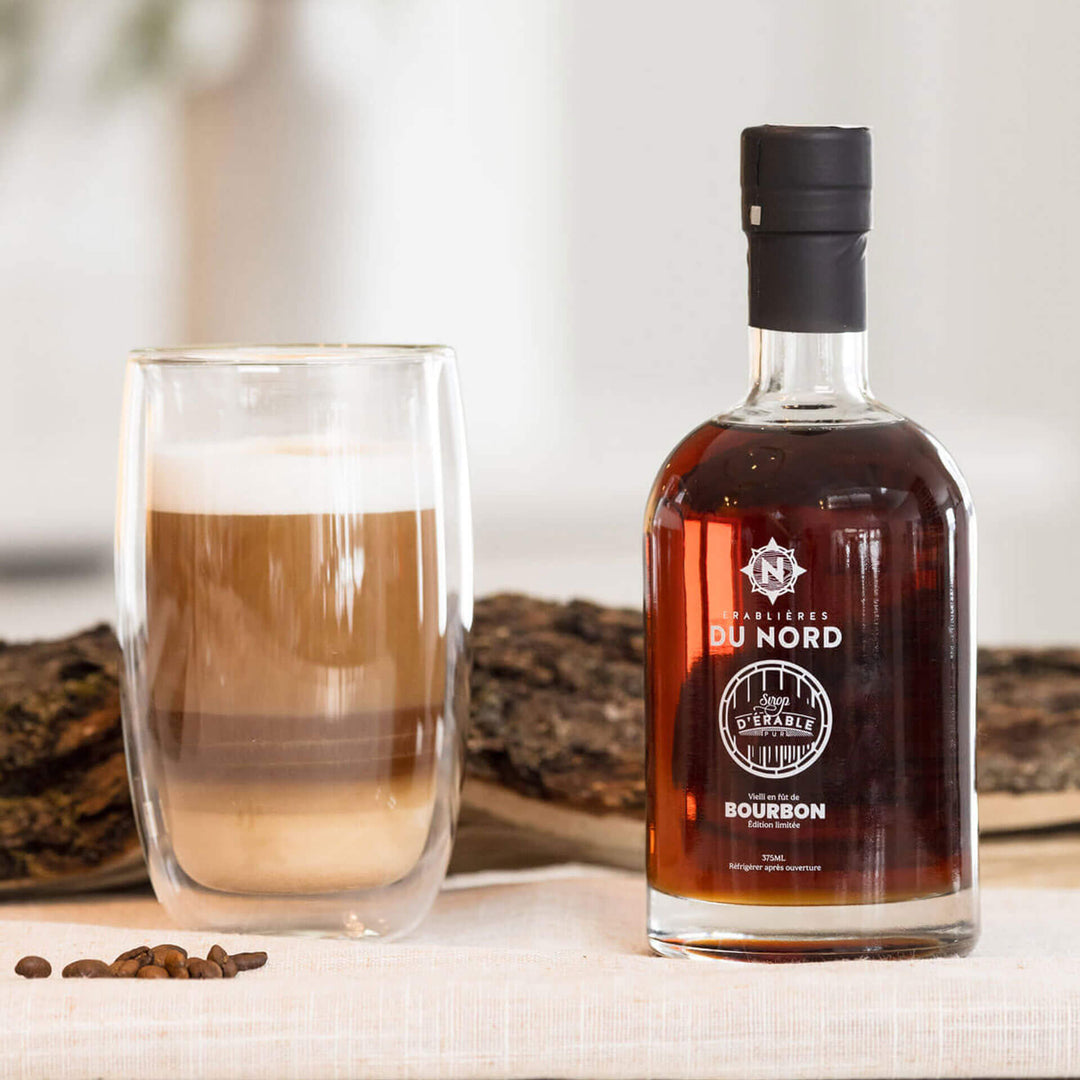 Sirop d'érable vieilli en fût de bourbon